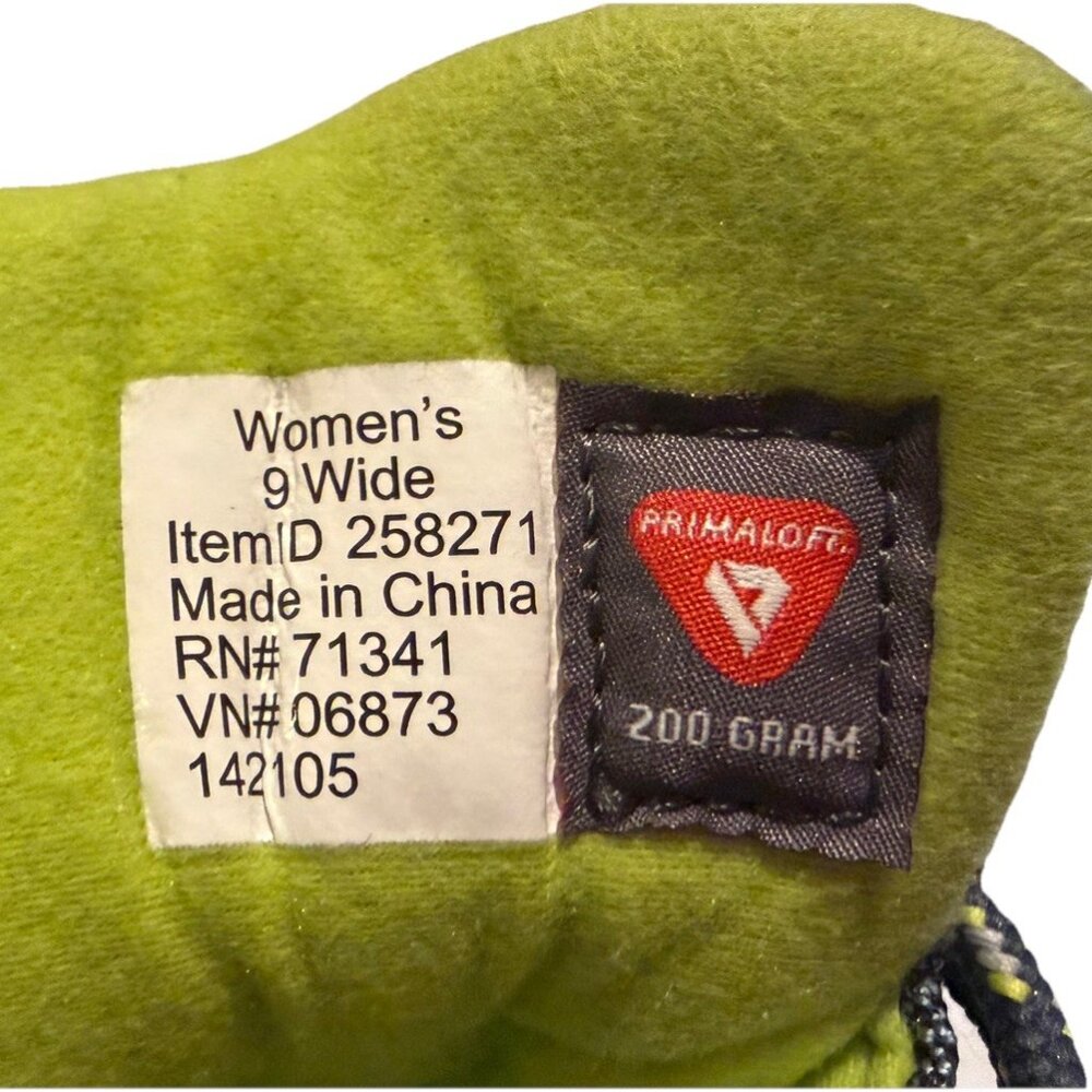 LL Bean Tek 2.5 Women Hiking Sneaker Size 9 Wide Waterproof PrimaLoft - Picture 9 of 14